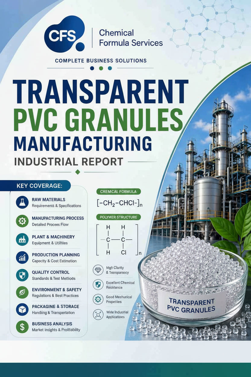 Transparent PVC Granules Manufacturing Industrial Report