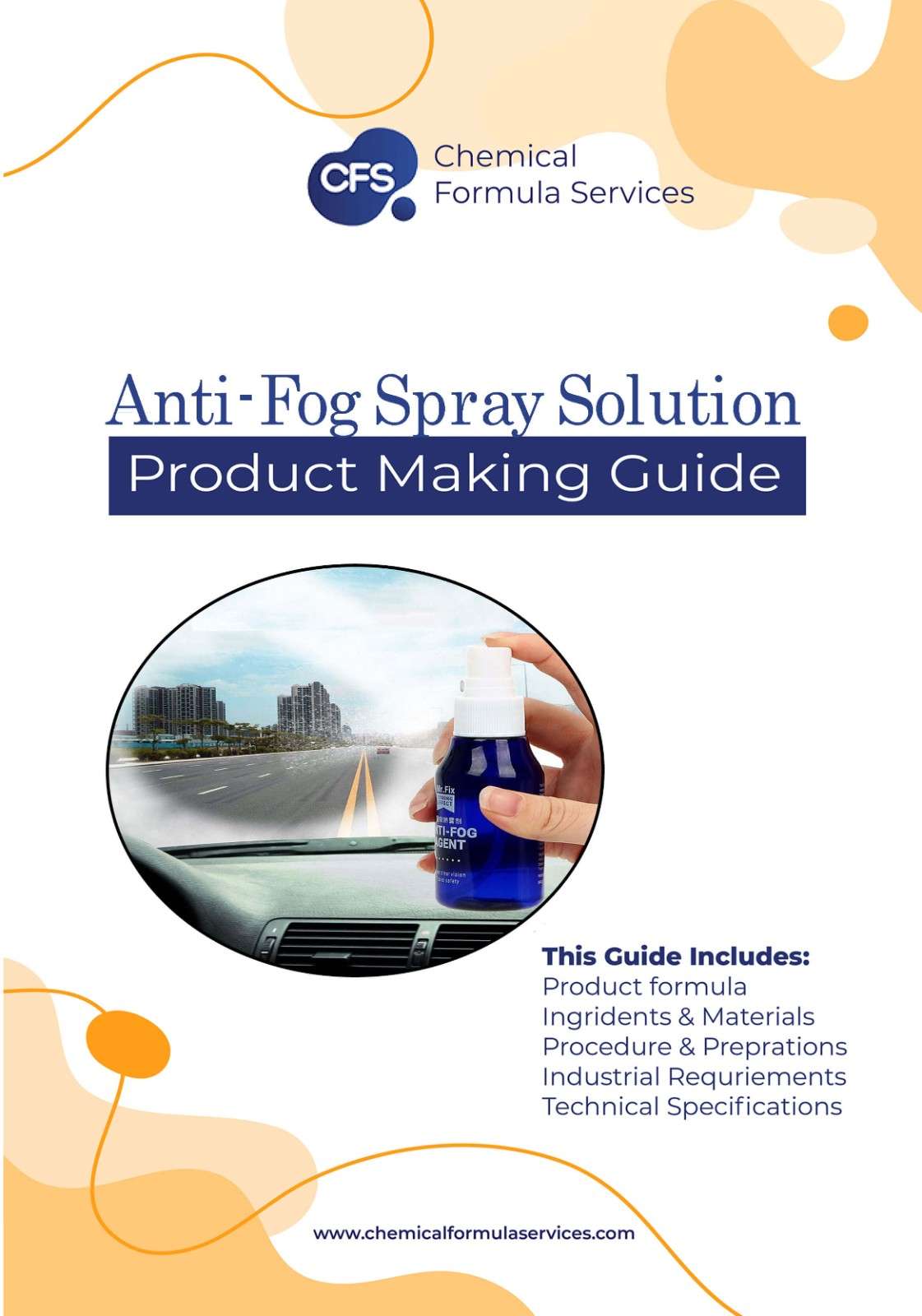 Anti-Fog Spray Solution Formula