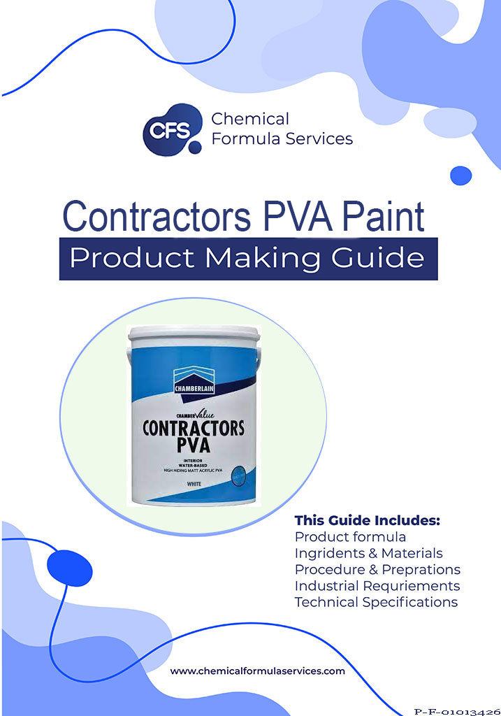 Contractors PVA Paint Formula