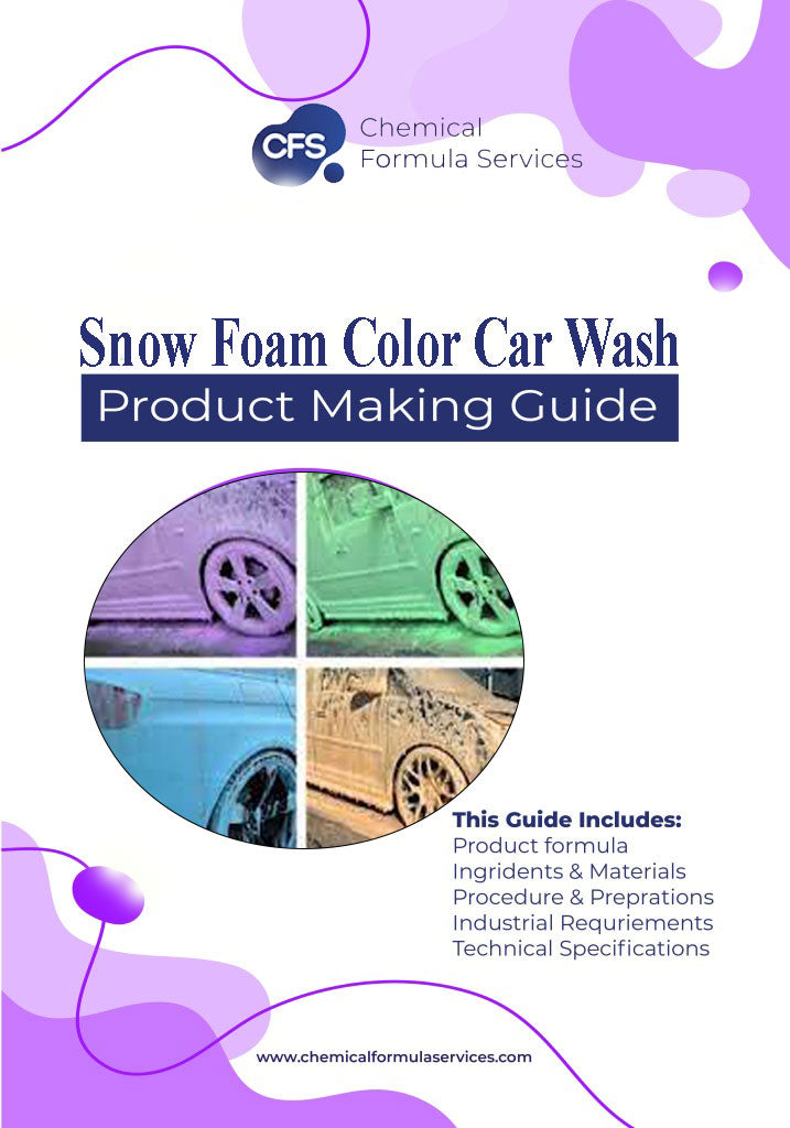 Snow Foam Color Car Wash Formula