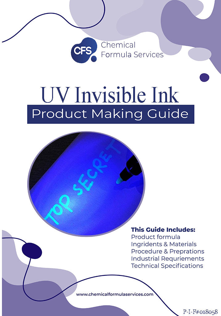 UV Invisible Ink Formulation