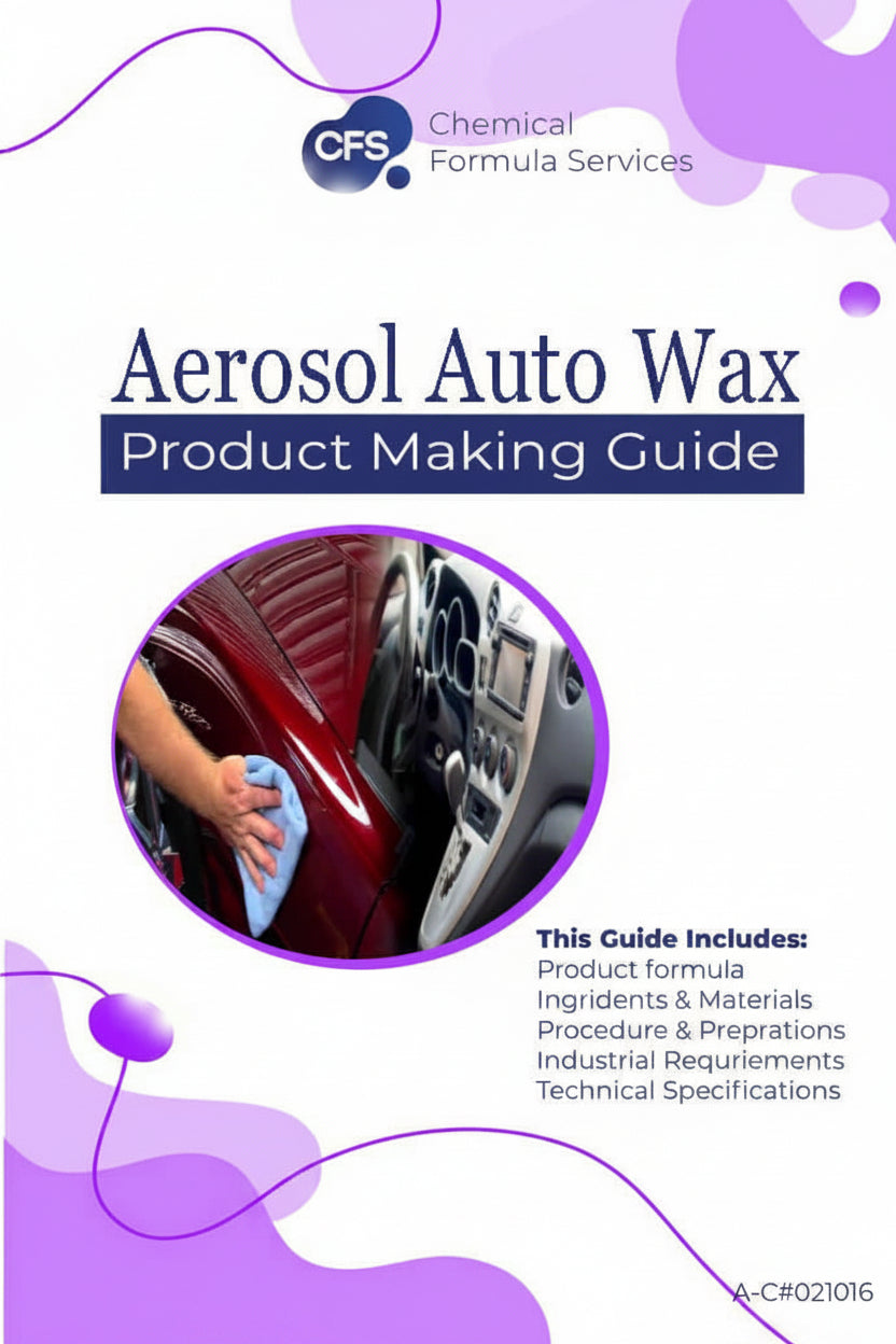 Aerosol Auto Spray Wax Formulation