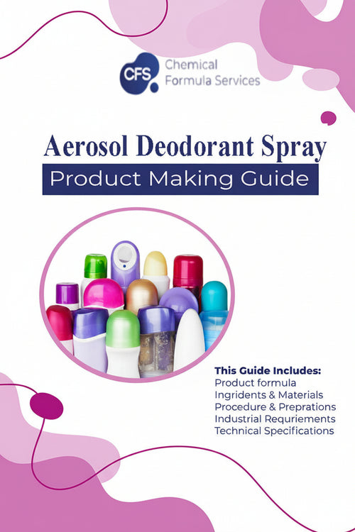 Aerosol Deodorant Spray Formula