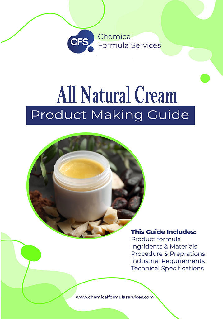 All Natural Cosmetics Cream Formulation