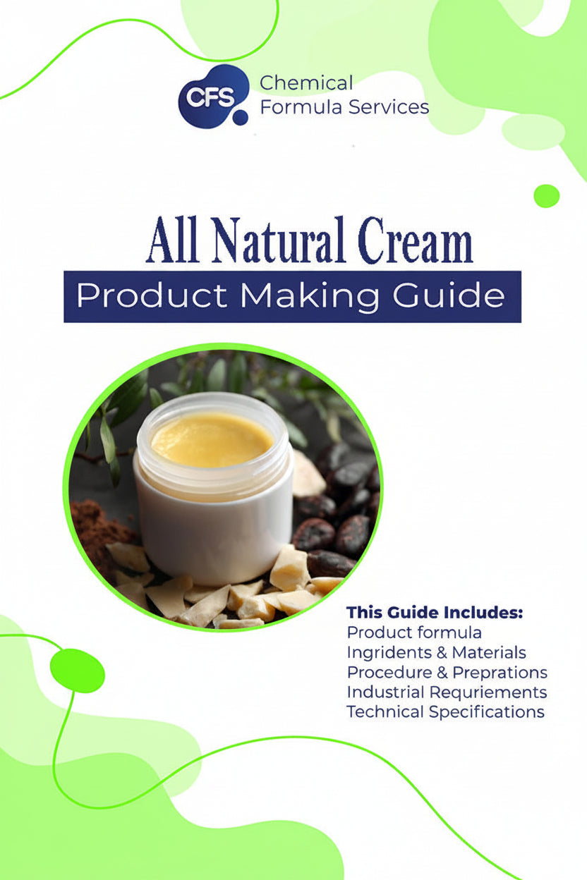 All Natural Cosmetics Cream Formulation