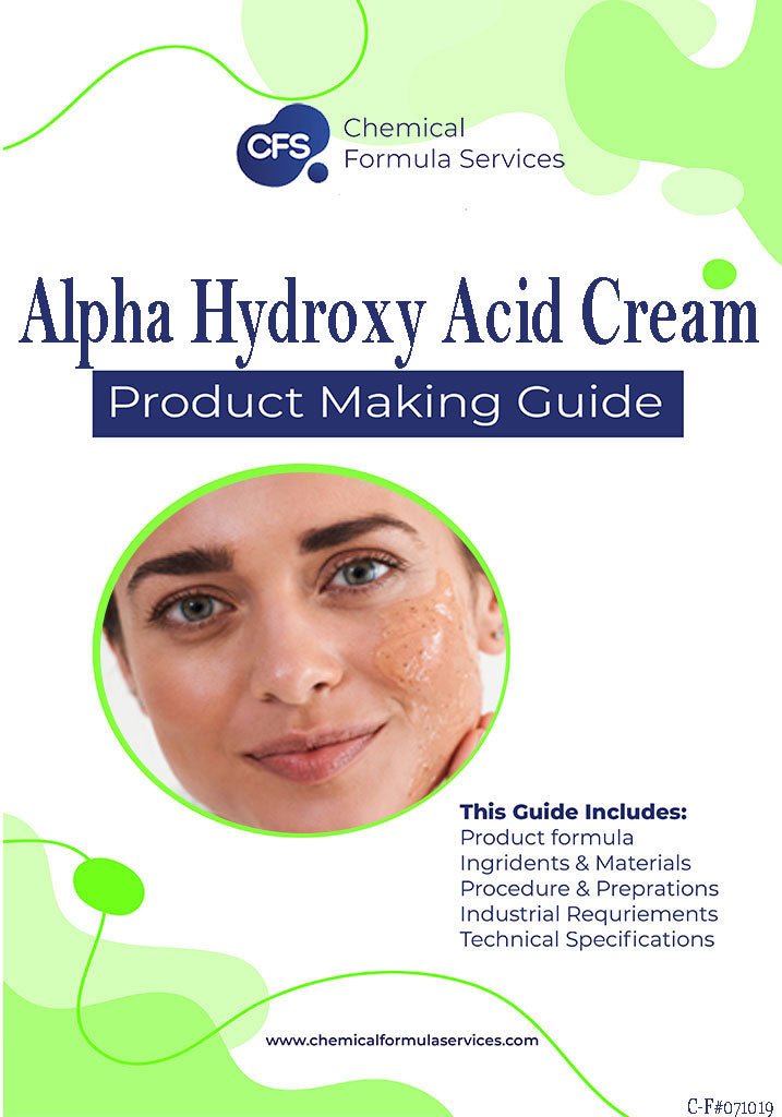 Alpha Hydroxy Acid Cream Formulation