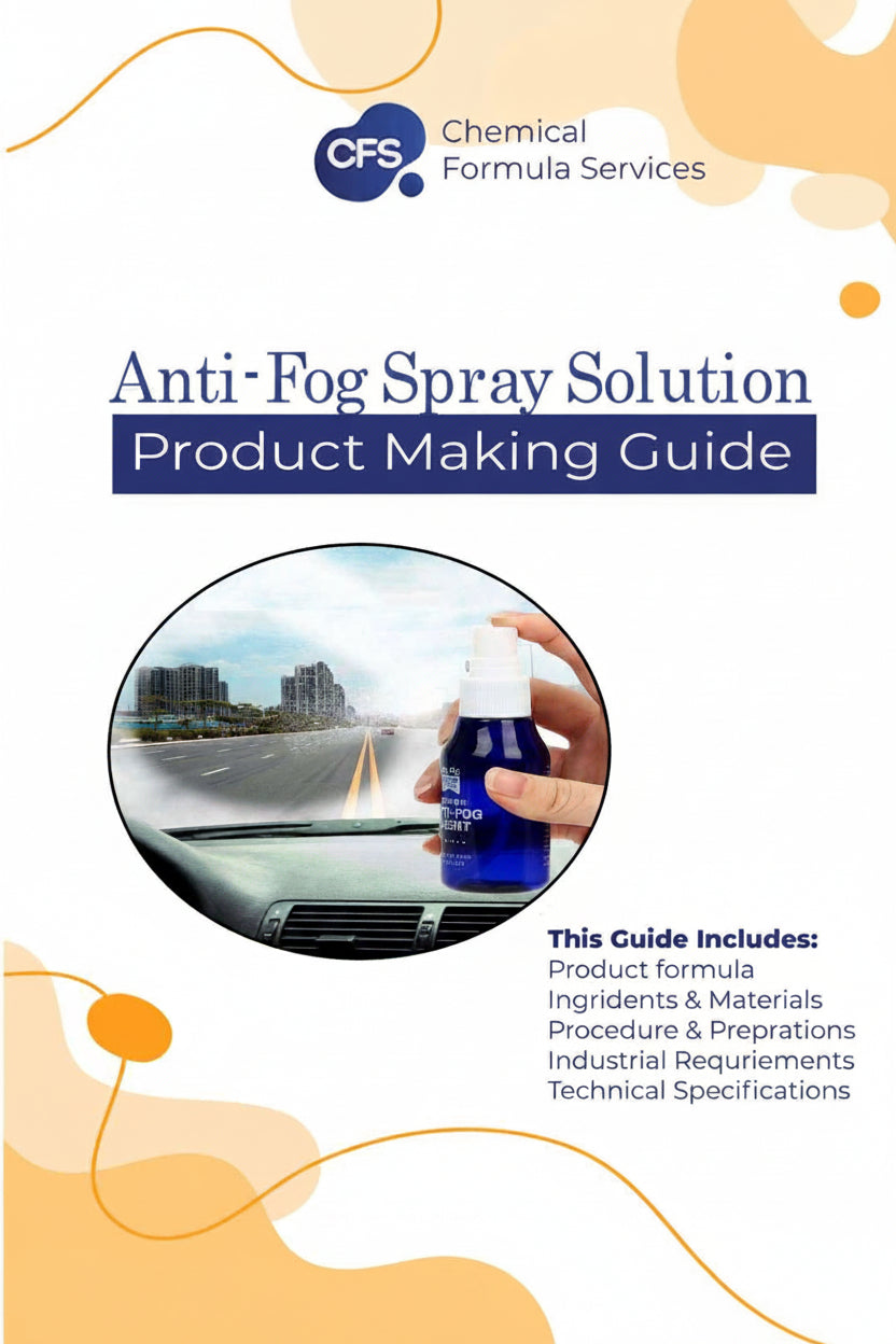 Anti-Fog Spray Solution Formula