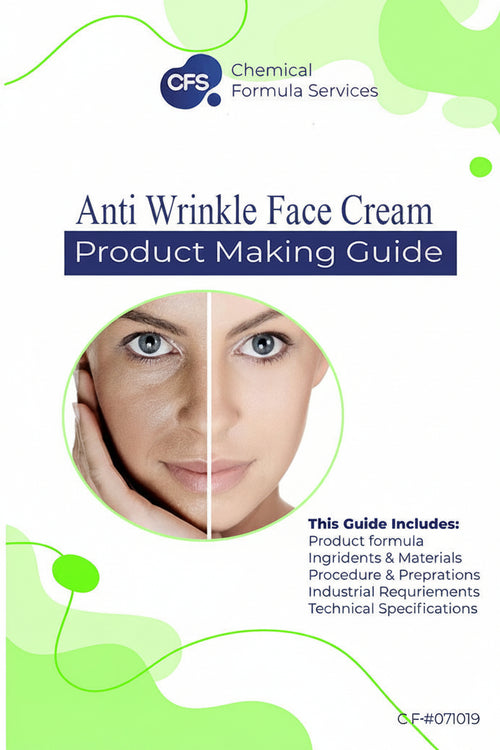 Anti Wrinkle Face Cream Formulation