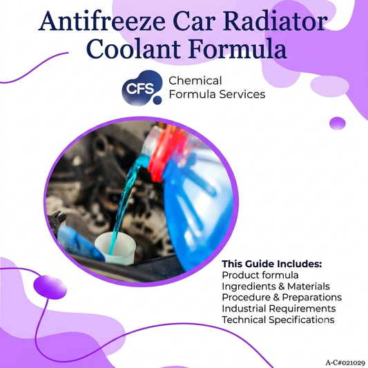 Antifreeze Car Radiator Coolant Formula