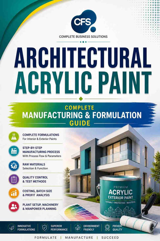 Architectural Acrylic Paint Manufacturing Formula