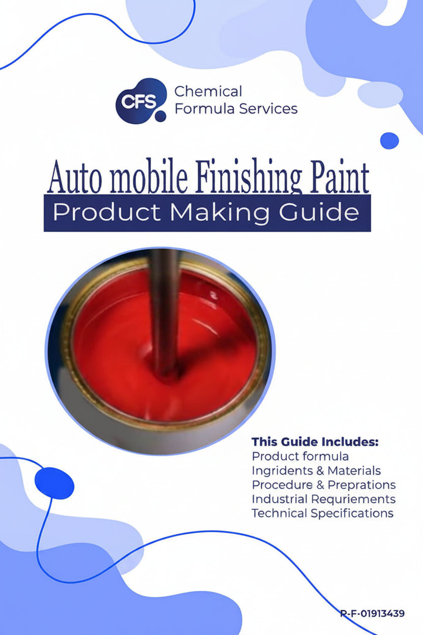Auto Finishing Paint Red Formula