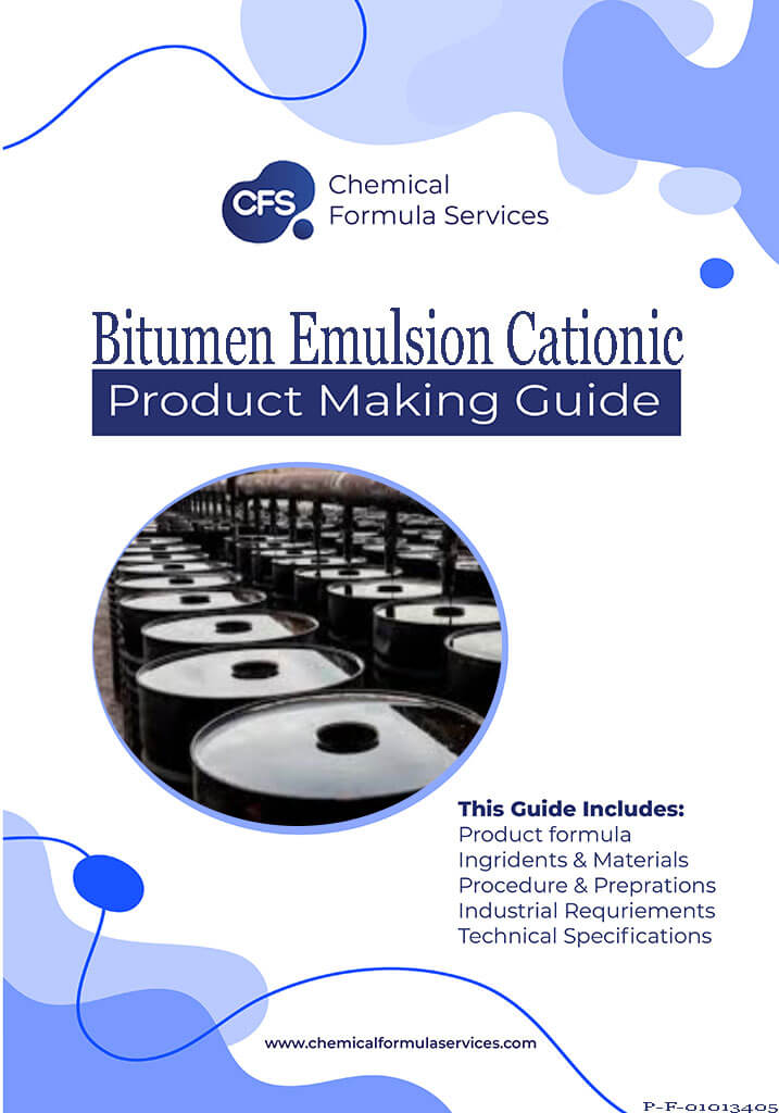 Cationic Bitumen Emulsion Formulation