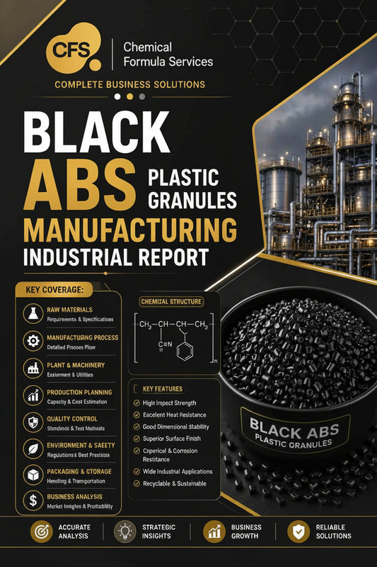 Black ABS Plastic Granules Manufacturing Industrial Report