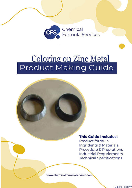 Color Deposit on Zinc Metal Formulation