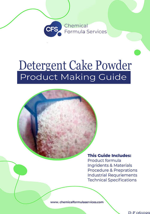 Detergent Cake Powder Formula