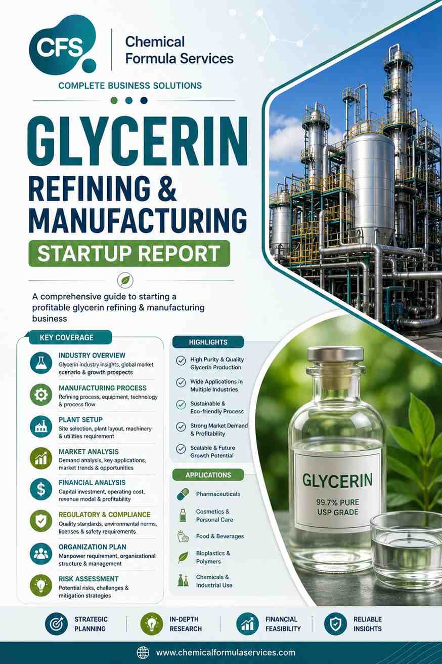 Glycerin Refining and Manufacturing Startup Report