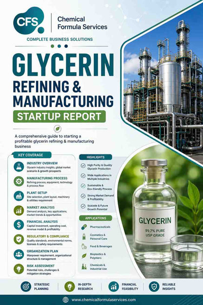 Glycerin Refining and Manufacturing Startup Report