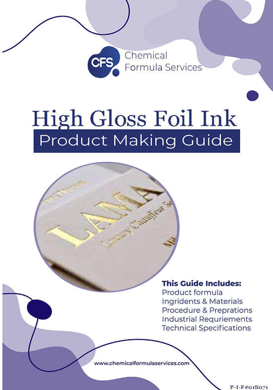 High Gloss Foil Ink Formulations