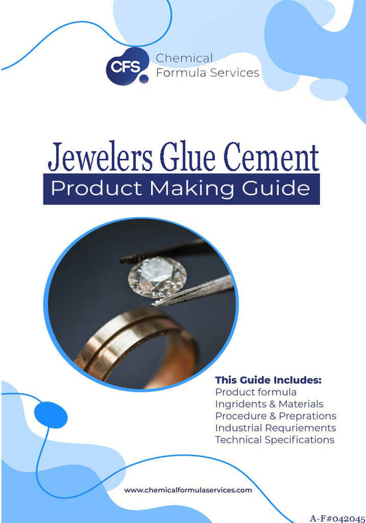 Jewelry Cement Glue Formulation