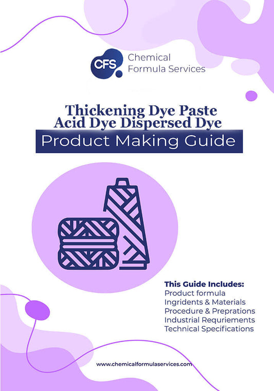 Thickening Dye Paste acid Dye Dispersed Dye Formulation