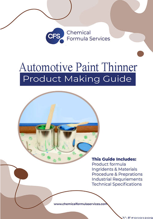 Automotive Paint Thinner Formula