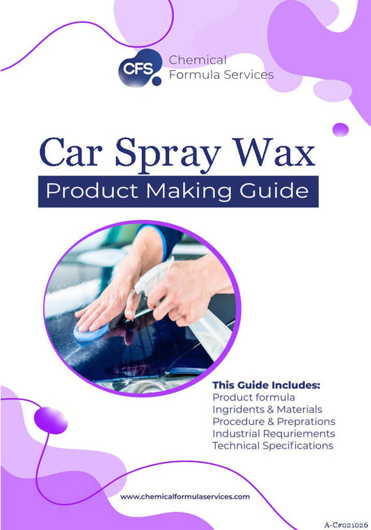 Car Spray Wax Formula