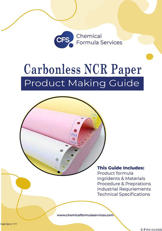 Carbonless NCR Paper Formula