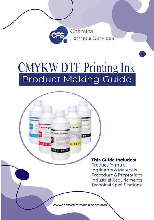 CMYKW DTF Printing Ink Formula