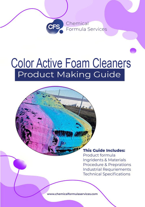 Colored Active Foam Cleaners Formulation