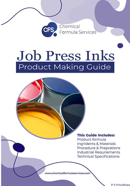 Job Press Inks Formulation