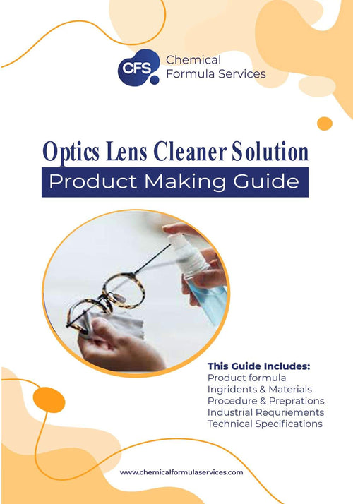 Optics Lens Cleaning Solution Formula