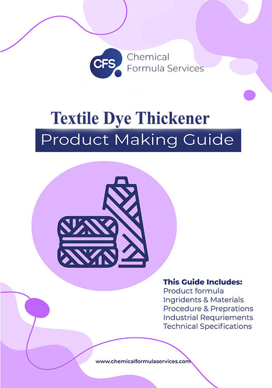 Textile Dye Thickener Formula