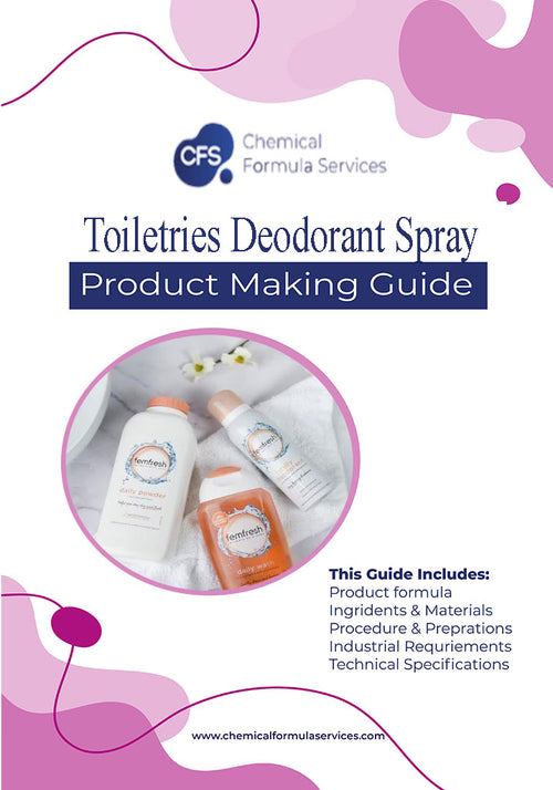 Toiletries Deodorant Spray Formula