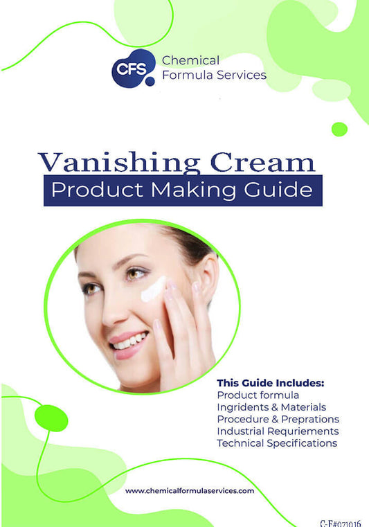 Vanishing Cream Making Formula