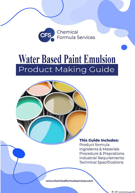 Water Based Paint Emulsion Formula